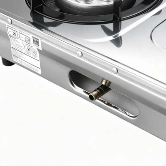 Portable 2 Burner Gas Stove Stainless Steel ODM OEM Class Household Factory