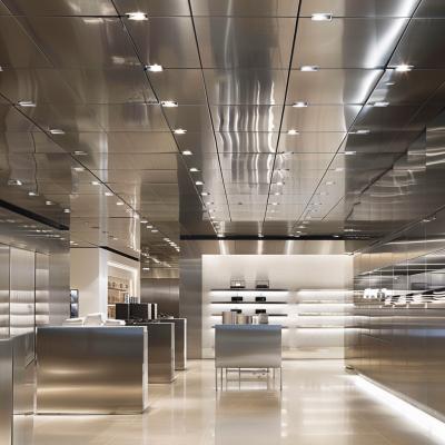 0.8-3.0mm SGS Sleek And Functional Stainless Steel Ceiling Panels