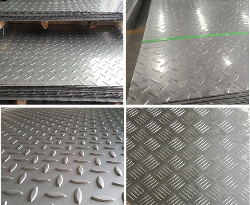 Плита нержавеющей стали MS слабая стальная Chequered выбила SS400