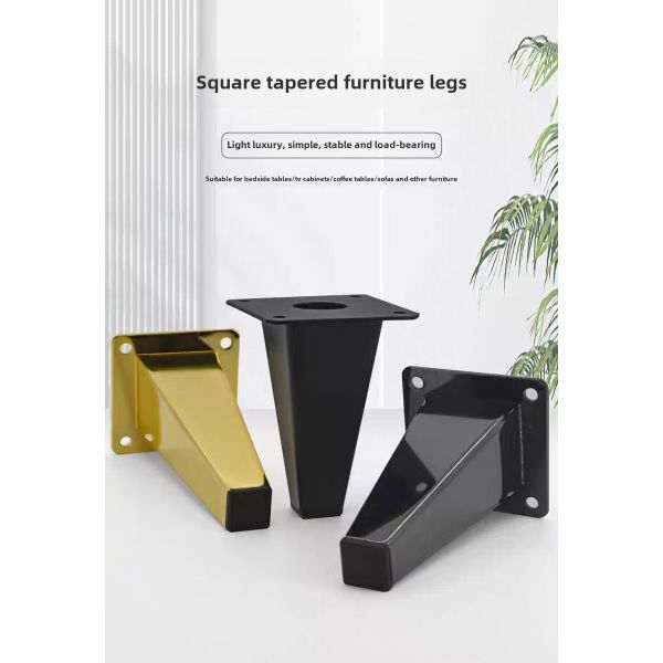 Furniture Legs Gold Modern Nightstand TV Stand Feet Steel Metal Furniture Bed Cabinet Sofa Legs