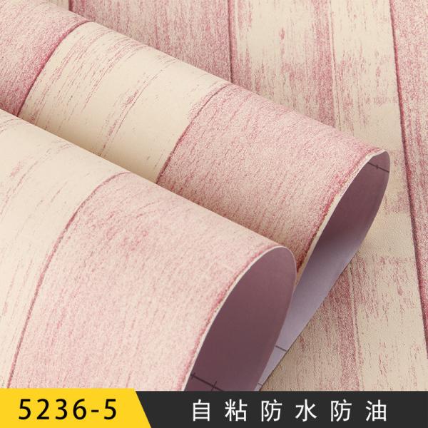 45cm Wood Grain Self Adhesive PVC 3D Wallpaper for Home Decoration 3d wall paper