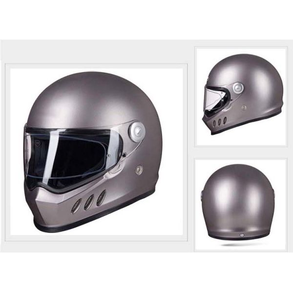 ABS Custom DOT ECE Approved Full Face Vintage Retro Helmet for Replace/Repair and Repair