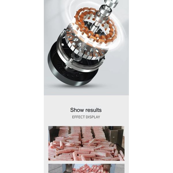 Fully Automatic CNC Operation Meat Slicer Machine for Frozen Meat Adjustable Thickness