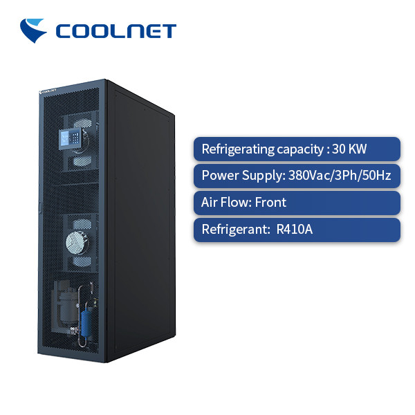 30kW R410A In-row Precision Air Conditioner with 9200 m3/h Airflow for Data Centers