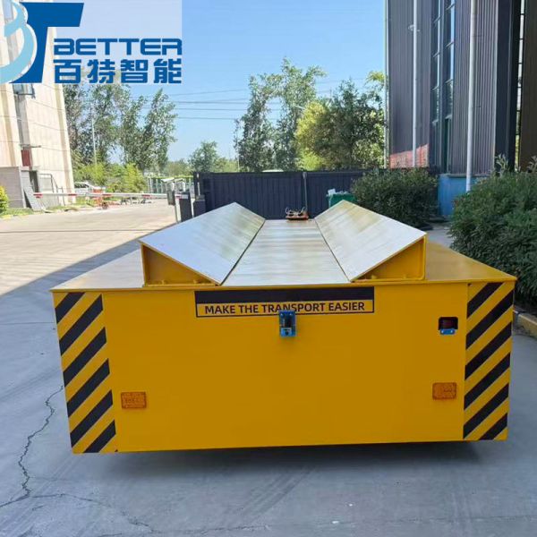 5-50 Ton Heavy Industrial Trackless Steel Coil Transfer Electric Flat Cart