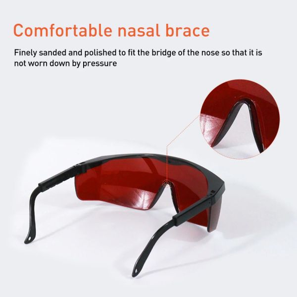 Absorbent Protection Laser Safety Glasses 200 - 540mm Laser Protection Goggles