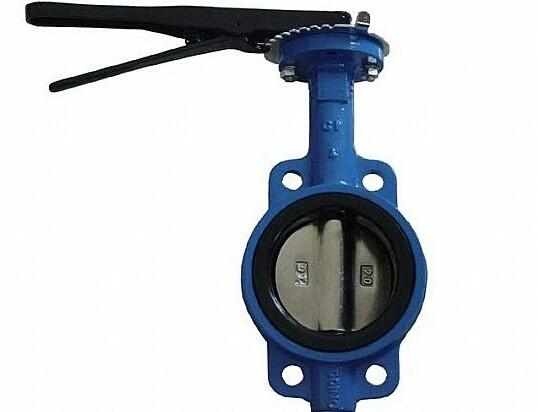 in stock 4 inch Wafer Lugged type ductile iron steel butterfly valve with Aluminium Handle manual
