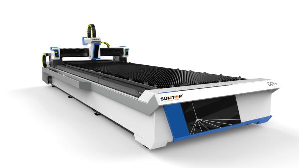 2000W Fiber laser cutting machine with table effective cutting size 1500*6000mm