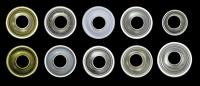 Low MOQ 45/52/57/65/70mm Cone and Done Aerosol Can Components High Quality Aerosol Can Top and Bottom for Aerosol Tin Cans
