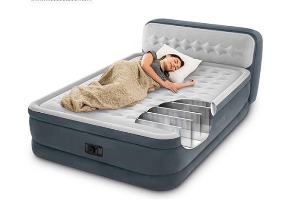 High Comfort Flocked Air Bed 44um Thickness Smooth Touching CGS Certificated