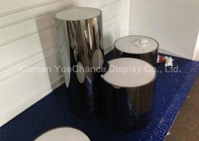 Mirror Silver Window Display Decorations Metal Display Rack With Standard Size