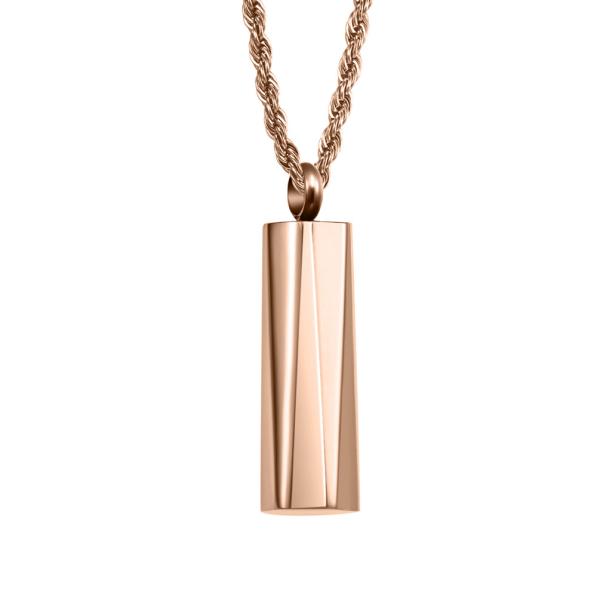 Collier en acier inoxydable homme et femme Collier croisé