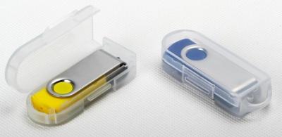 Metal Plastic Swivel USB Flash Drives with Logo Printed for Promotion