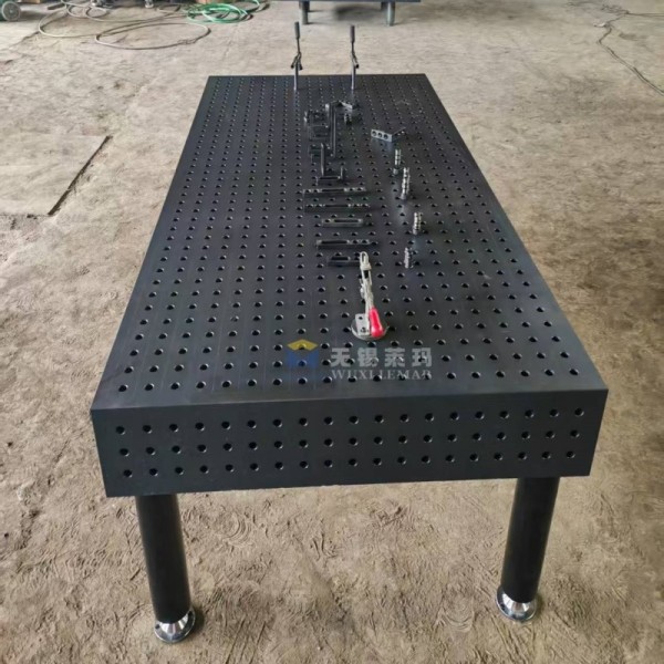 Industrial Grade D28 Steel 3D Welding Worktable with Legs