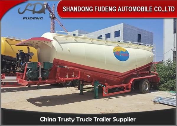 Steel 3990mm 60t 70cbm Bulk Cement Tanker Trailer