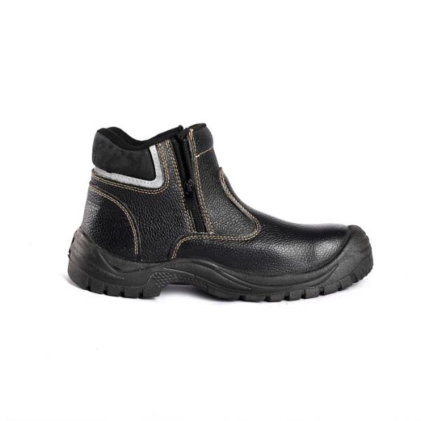 ODM Steel Plate LOGO Boots with Heat Resistant Function Breathable Mesh Lining Safety Shoes