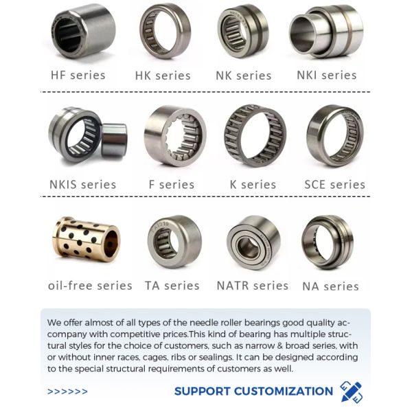 KT263832 Needle Bearings Sizes 26x38x32 Mm Needle Roller Bearing K26*38*32