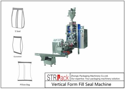 servo motor automático do PLC HMI de Siemens da máquina de embalagem do saco da máquina de embalagem do pó do comida para bebê do saco do reforço 220V