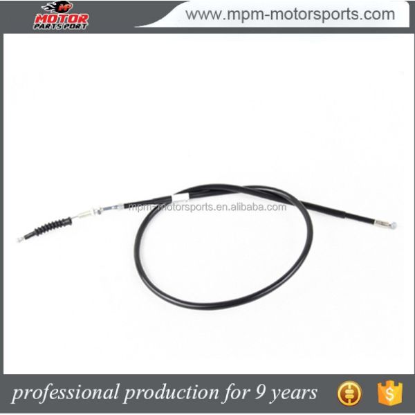 Black Custom Motorcycle Clutch Cable for Kawasaki KLR650 Sample and Customized Length