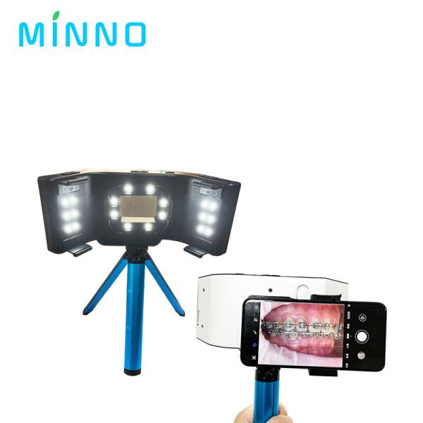 Fotografia Dental Lâmpada de Enchimento Oral Flash Fonte de Luz Ambiente Brilhante Fotografia Macro Luz Intraoral Odontologia