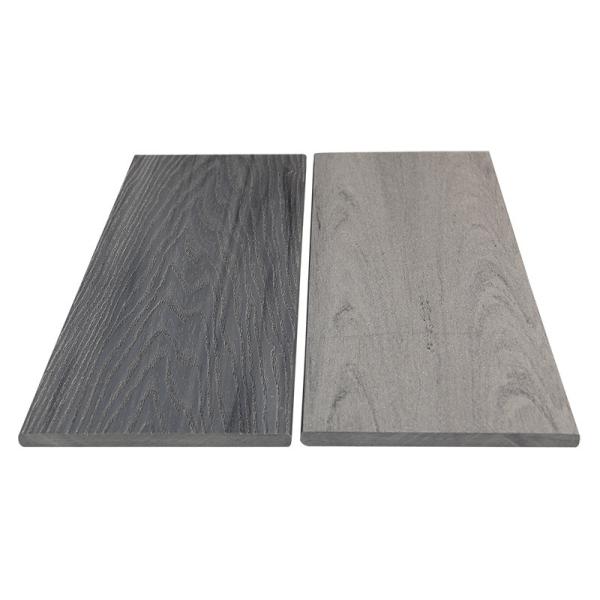O revestimento externo da parede do apartamento do café cobre o Woodgrain 3D de 139*9mm