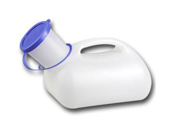 Portable male urinal with lid, Men's urinal,male urine bottle,disposable medical urinal 1000 ml