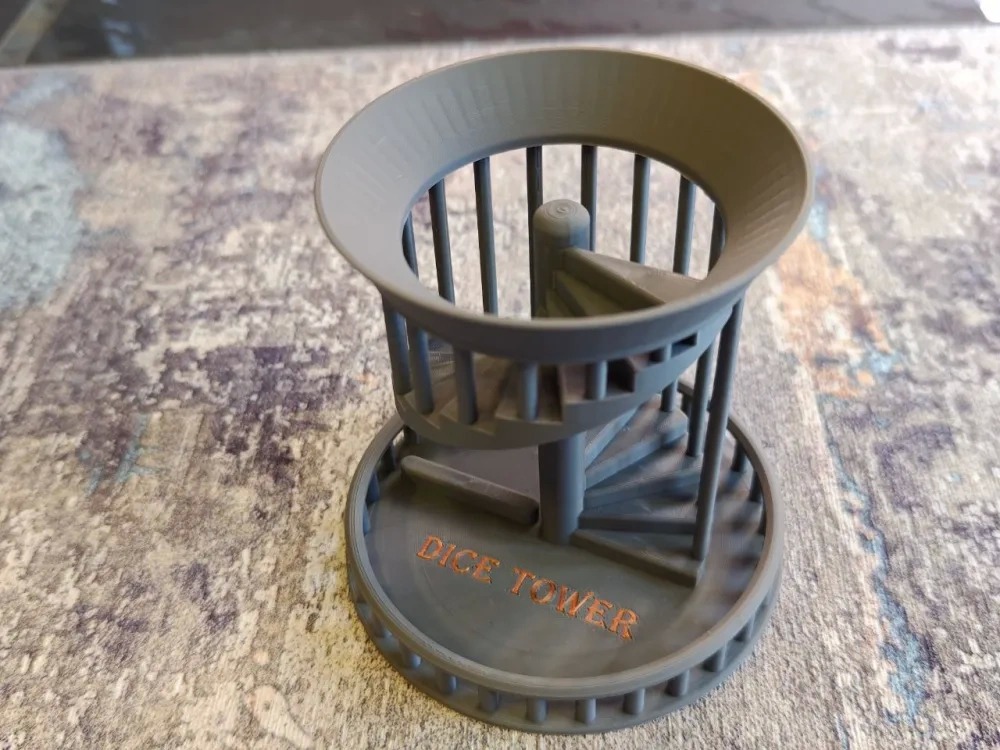 Compact And Lightweight Dice Tower Foldable With Removable Parts For Low Noise Rolling
