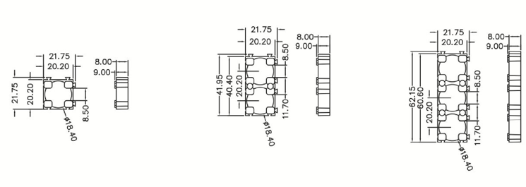 18650/21700/26650/32650/4680 Lithium Battery Holder, Cell Bracket, Spliceable Battery Pack Holder, V0 Flame-Retardant Material
