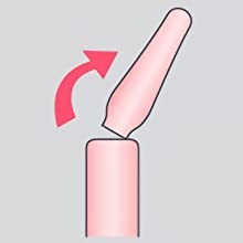 Пластмасса 1,5/2/3/5ml бутылки ампулы открытого конца сути заботы кожи легкая красочная