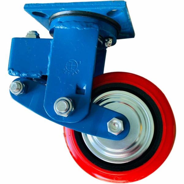 Eslabón giratorio de la PU de los recambios del AGV de la amortiguación de choque que humedece las ruedas resistentes del echador