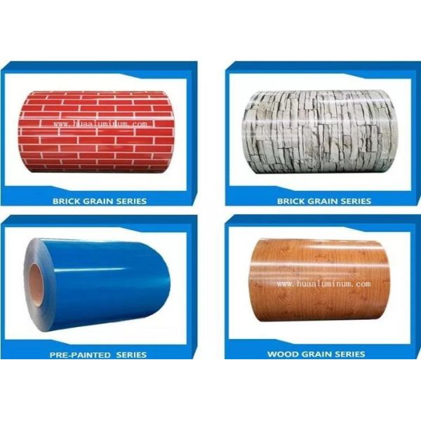 H18 PVDF Coated Aluminum Foil Coil Impact Resistance For Roofing