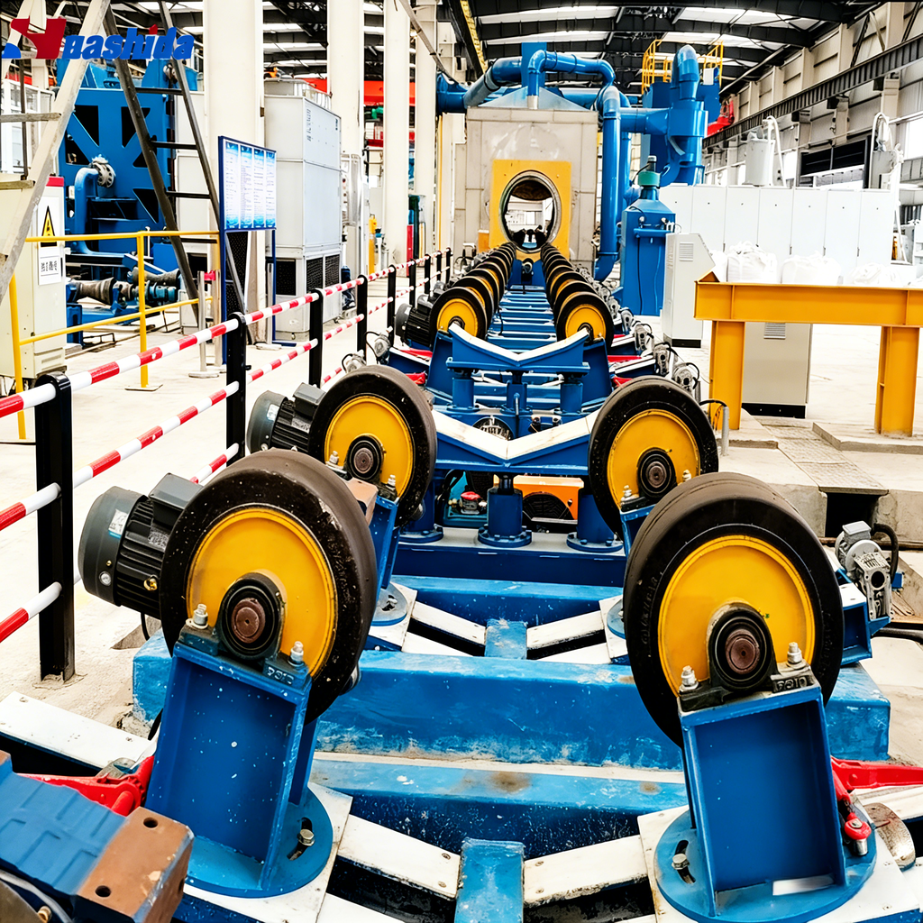 High Throughput O-Type 3LPE FBE Steel Pipe Coating Line for Oil Gas Gathering