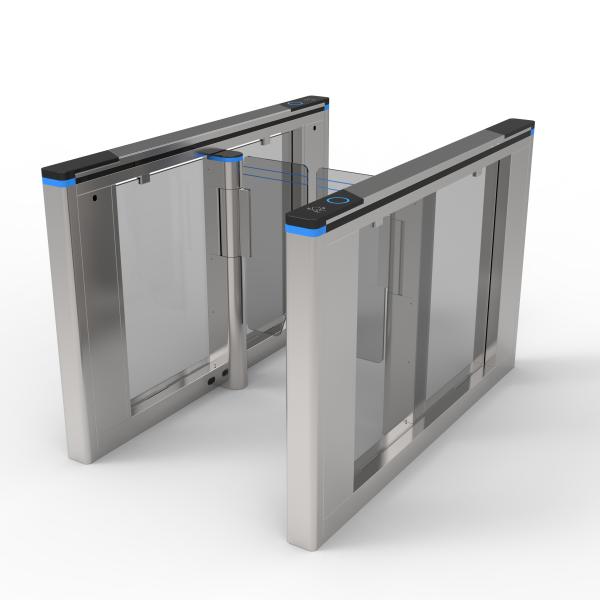Stainless Steel Automatic Gate Barrier Walkways Supermarket Entrance Turnstile