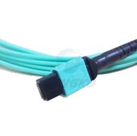 O remendo fêmea da fibra de MPO MTP cabografa o cabo OM3 4 8 12 16 núcleos