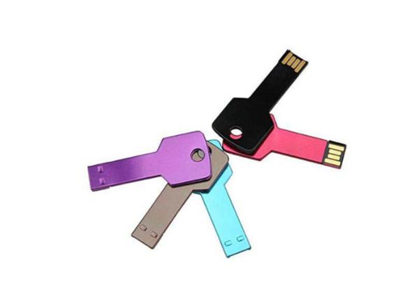 Customized Metal 1GB - 64GB 2.0 3.0 USB Flash Pen Drive Key Shaped