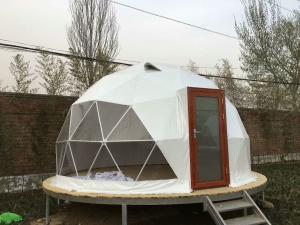 Transparent Luxury Steel Camping 5M Geodesic Dome Tent Outdoor Dome Tent Dome