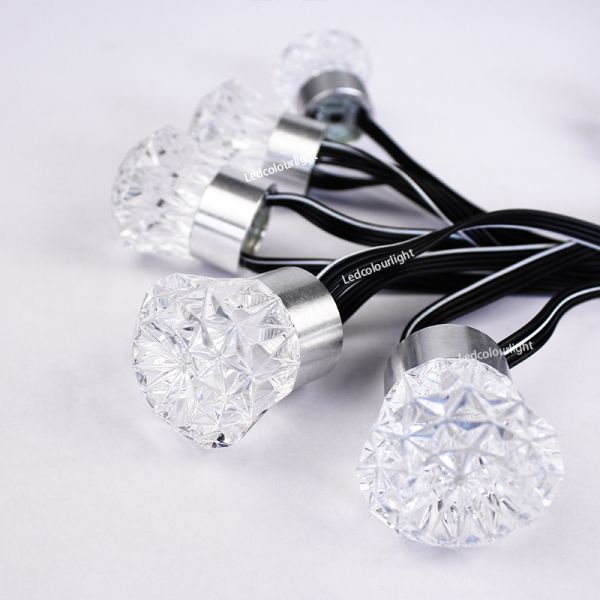 IP65 D40mm DMX SPI Control RGB LED Crystal Lights for Nightclub Shop Decoration