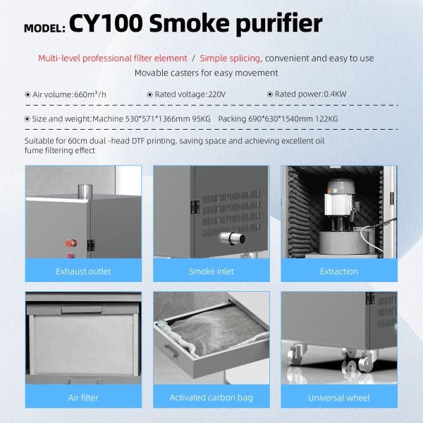 Ingani 12inch 30Cm Dual I1600 Print Head Dtf Powder Shaker Dtf A3 t Shirt Printer and Powder Shaker