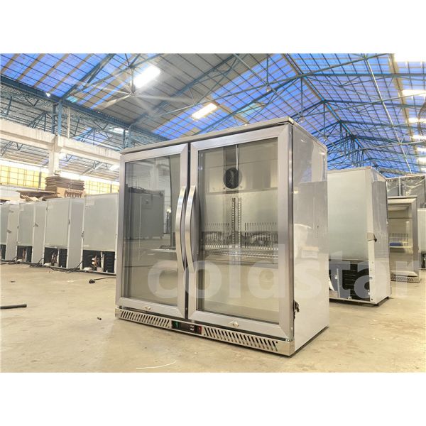 200L Double Hinge Door Beer Cooler Back Bar Chiller From RUIBEI Refrigeration