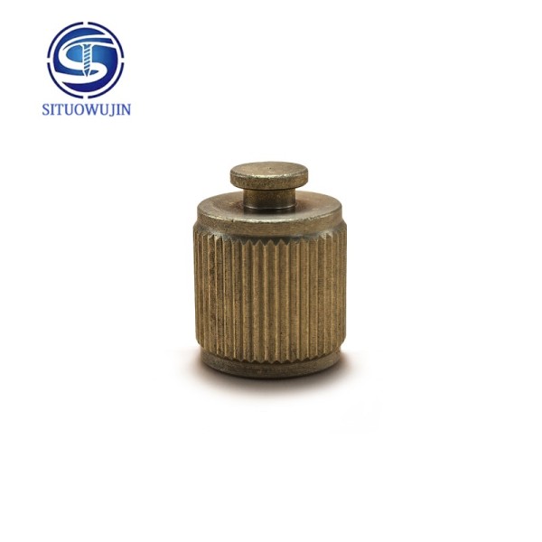 Straight Knurl Brass Insert Nut, Anti-Slip Embedded Nut for Plastic Molding