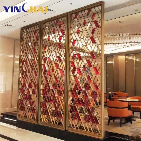 Customize Stainless Steel Wall Partition UV Proof For Living Room And Bedroom