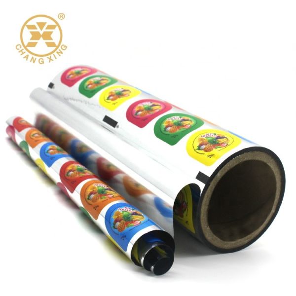 Heat Sealing Lidding Roll Film for PET/PE/PS/PP Jelly Yougurt Milk Bubble Tea Cups