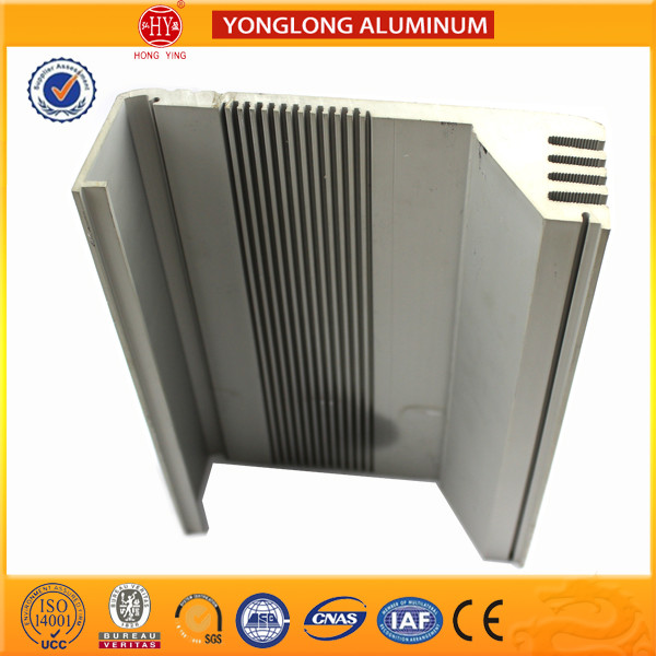 профили Heatsink штранг-прессования 2500T алюминиевые поддерживают установку тем