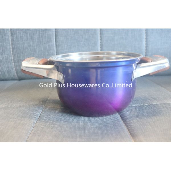 Restaurant Soup Pot Stainless Steel Cookware Sets 2 Handle