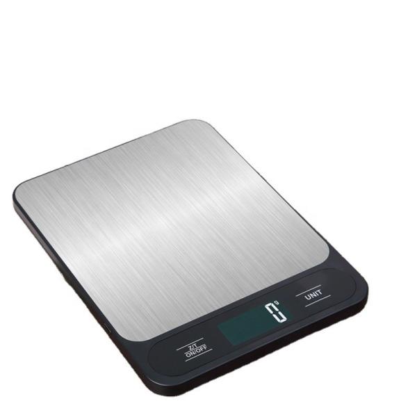 XJH Échelle numérique de ménage avec couvercle super mince 5kg 10kg 15kg Division 1 G pour les besoins de la cuisine et du ménage