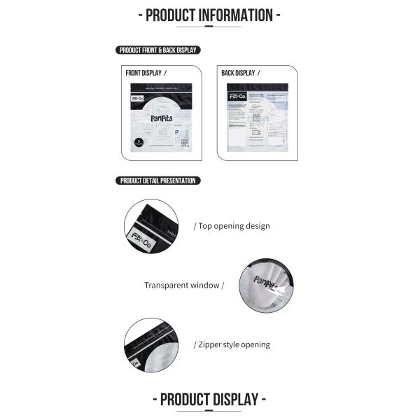 Custom Printed Plastic Zipper Bags Food Packaging Bag For Noodles Pita Pancake Taco