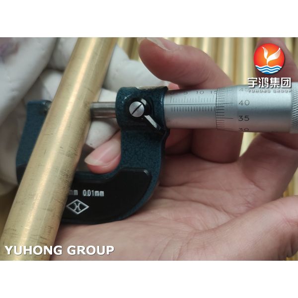 JIS H3300 C6872T Copper Alloy Steel Heat Exchanger Tube In Petrochemical Industry