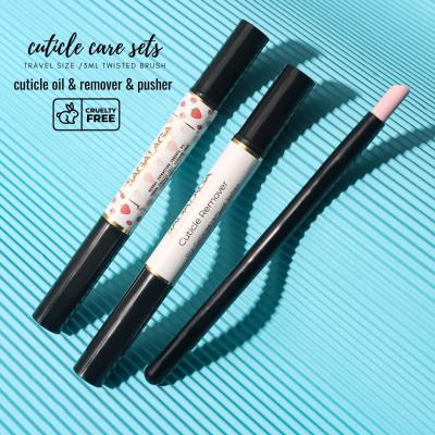 Cuticle Softener Remover Nail Pusher Tool Kit with 14 Scented Cuticle Oil Pens in Customized Individual Box