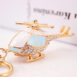 motorcycle Rhinestone Key Chain 6cm x 6cm Luxury Crystal Pendant