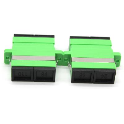 SC APC Simplex Fiber Optic Accessories Optical Adapter Duplex Coupler Flange
